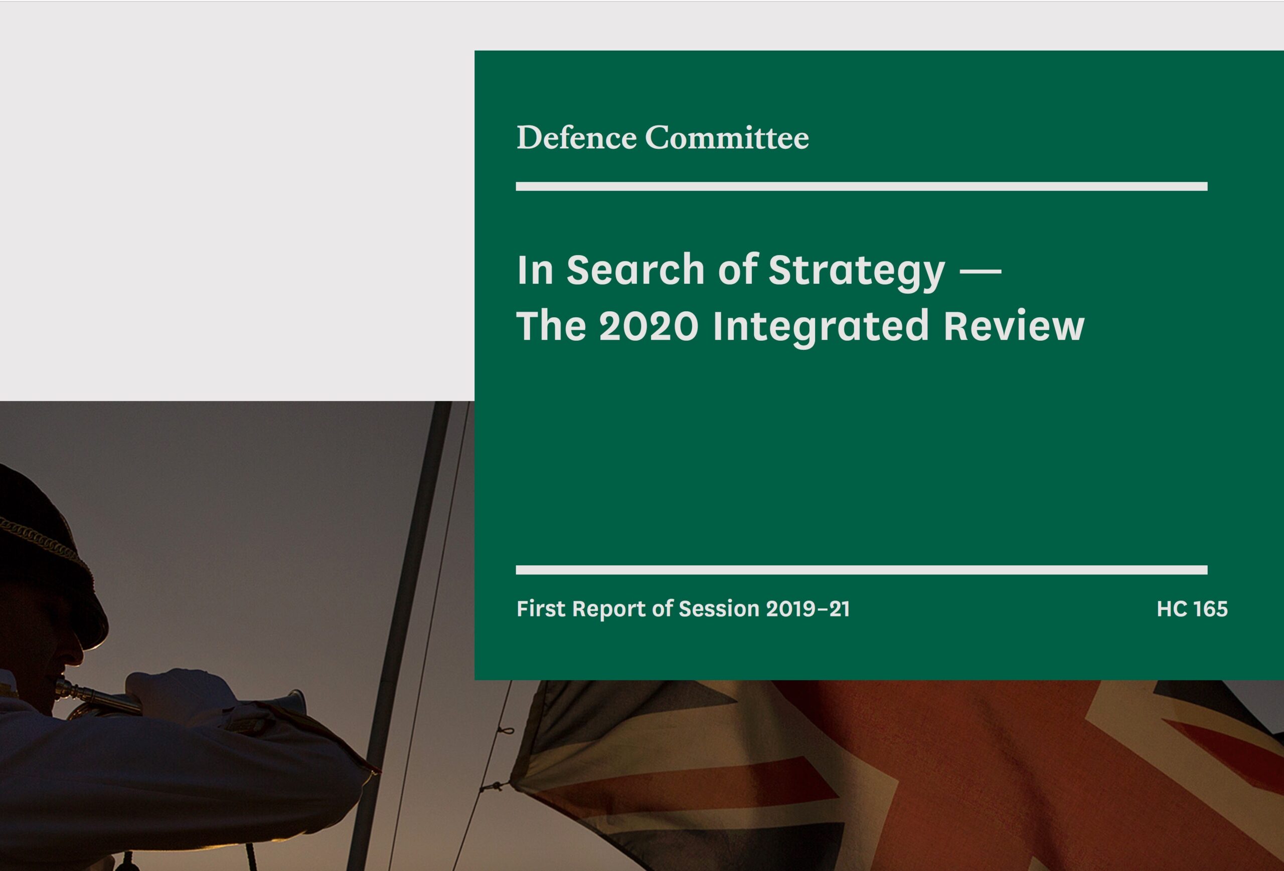Integrated Review strategy report